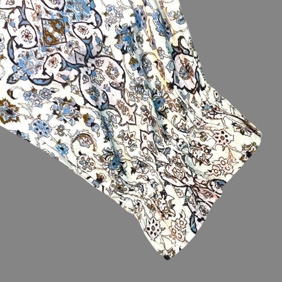 Roller Rabbit Odila Janni Dress Tiered Baby Doll Mini Pink Boho Print    Medium - Picture 6 of 11